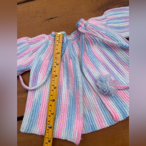 BEAUTIFUL Hand Knit Cardigan Sz 3-6M - Picture 8 of 9